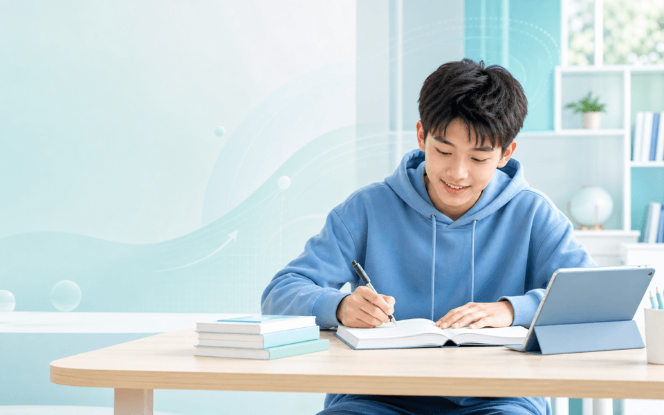 学生专注地学习和记录